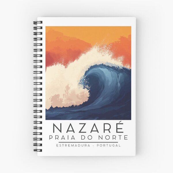 Item preview, A Vintage Illustration of Praia do Norte - Nazaré - Portugal  designed and sold by GoodOldVintage.