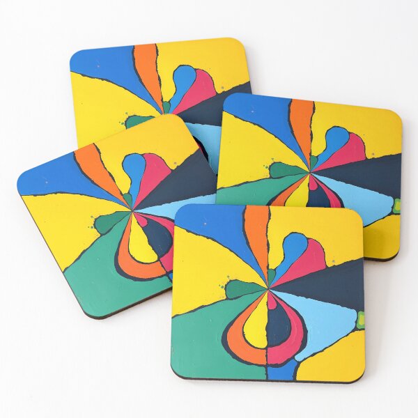 Item preview, Bold Split Optical Illusion in Vibrant Colors designed and sold by Vitalka-uk.