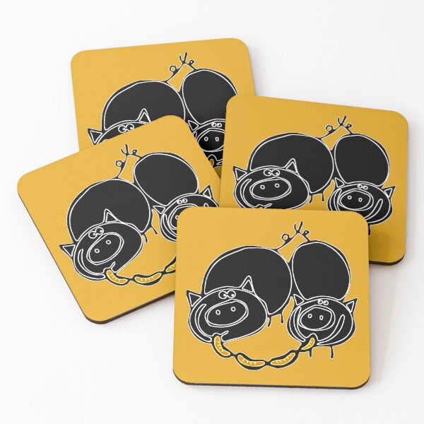 Item preview, Pigs with sausages designed and sold by TerazTy.