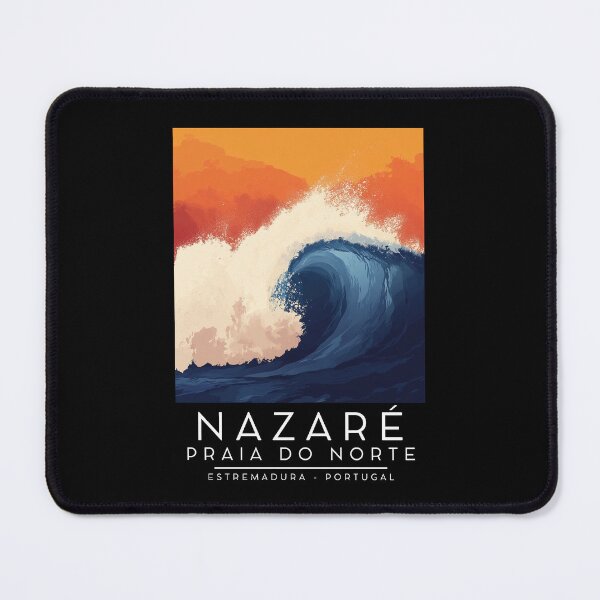 Item preview, A Vintage Illustration of Praia do Norte - Nazaré - Portugal  designed and sold by GoodOldVintage.