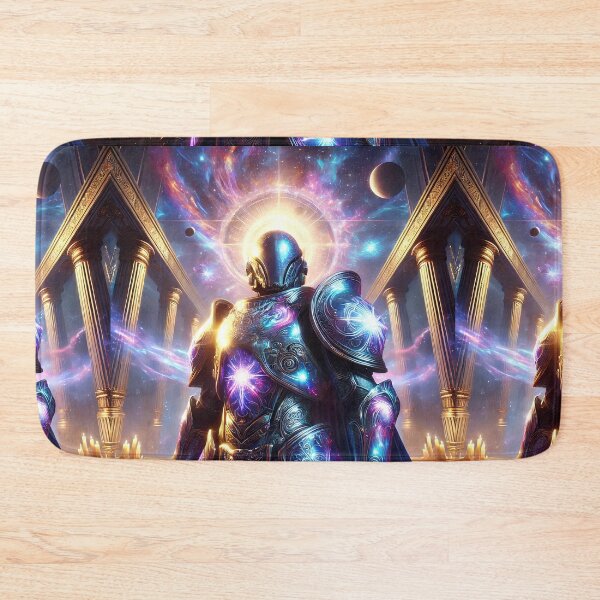 Item preview, Cosmic Warrior Under Aurora Skies designed and sold by PoseArtistry.