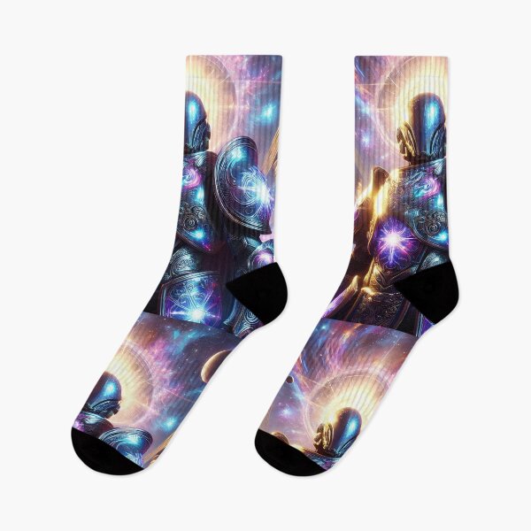 Item preview, Cosmic Warrior Under Aurora Skies designed and sold by PoseArtistry.