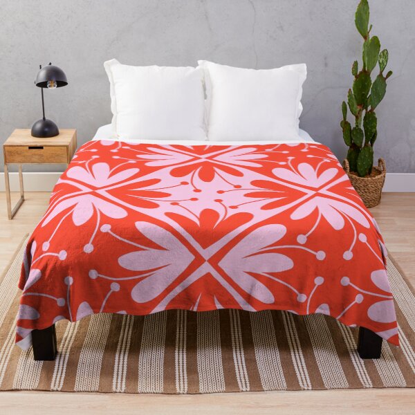 Item preview, Simple Floral Fun - Red Pink designed and sold by marialindemann.
