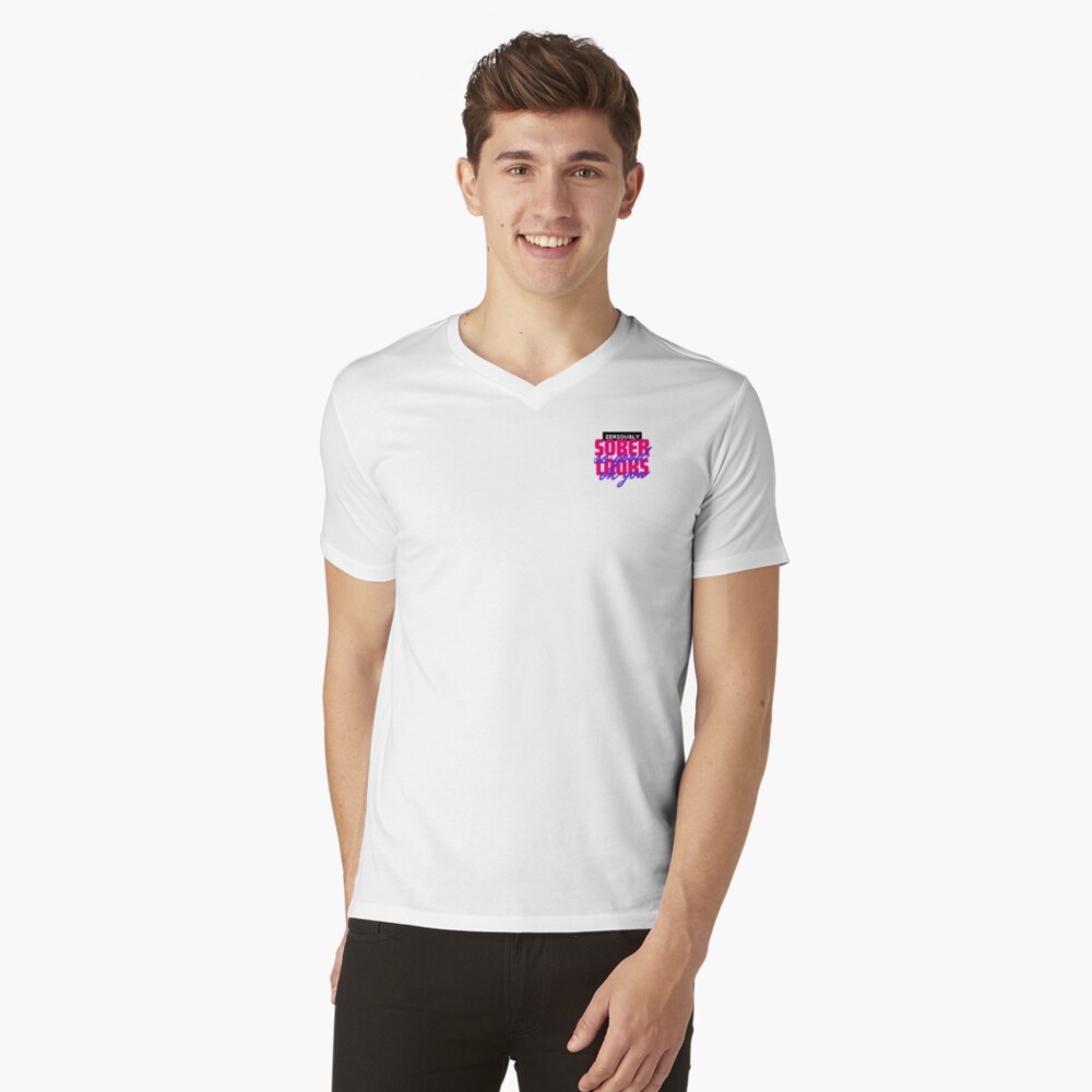 Item preview, V-Neck T-Shirt designed and sold by Zeriously.