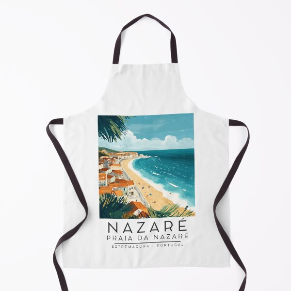 Item preview, A Vintage Illustration of Nazaré - Portugal designed and sold by GoodOldVintage.