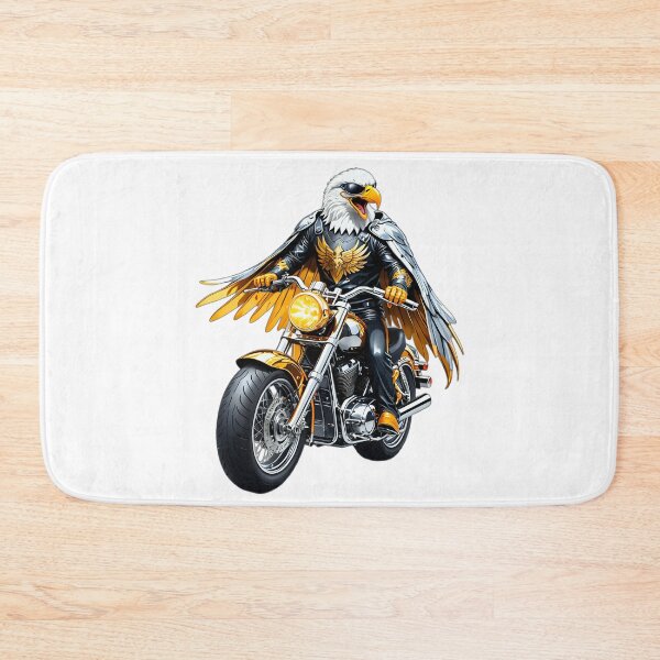 Item preview, Biker Eagle Gold Motorcycle Design designed and sold by Dan9010.