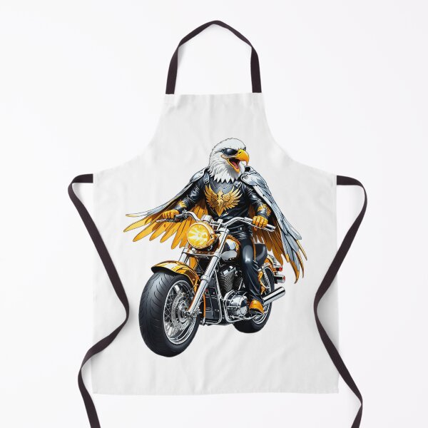 Item preview, Biker Eagle Gold Motorcycle Design designed and sold by Dan9010.