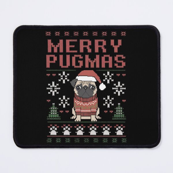 Item preview, Merry Pugmas Christmas Pug designed and sold by DomTeesHaven.