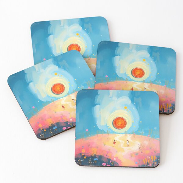 Item preview, Dreamy Mirage in Whimsical Folk Art Style designed and sold by Vitalka-uk.