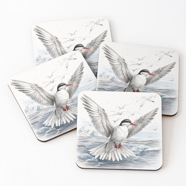Item preview, Black and White Arctic Tern Pencil Drawing! designed and sold by Pencil-Art.