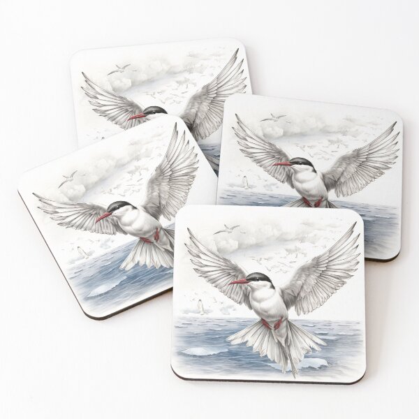 Item preview, Black and White Arctic Tern Pencil Drawing! designed and sold by Pencil-Art.