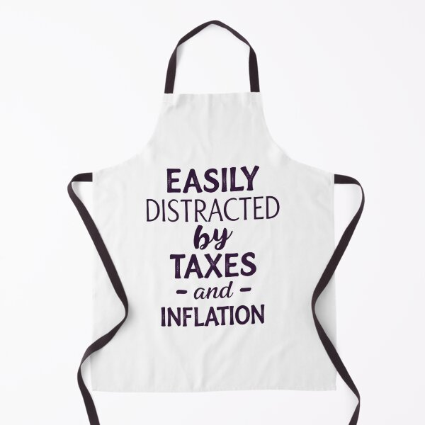 Item preview, Easily Distracted by Tax Fees and Inflation - Humorous Financial Stress Design designed and sold by Colorful-Garden.