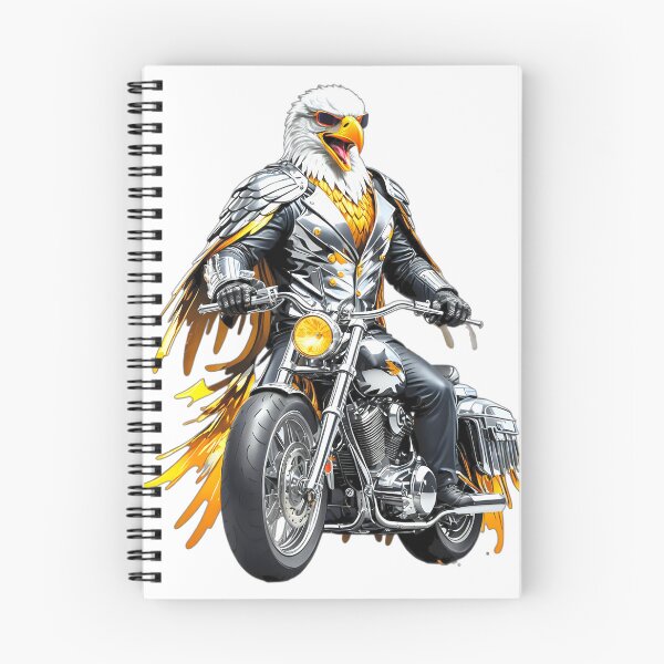 Item preview, Biker Eagle Gold Motorcycle Design designed and sold by Dan9010.