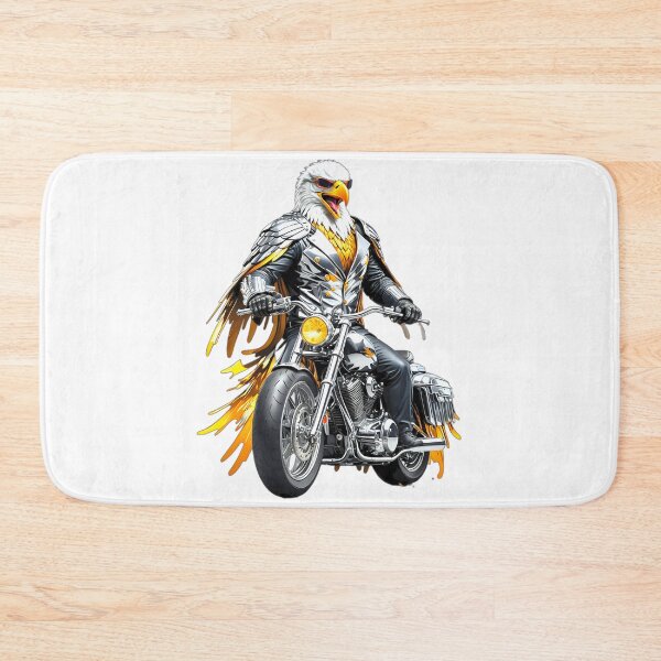 Item preview, Biker Eagle Gold Motorcycle Design designed and sold by Dan9010.