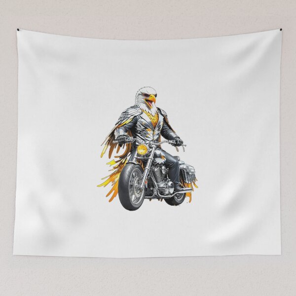 Item preview, Biker Eagle Gold Motorcycle Design designed and sold by Dan9010.