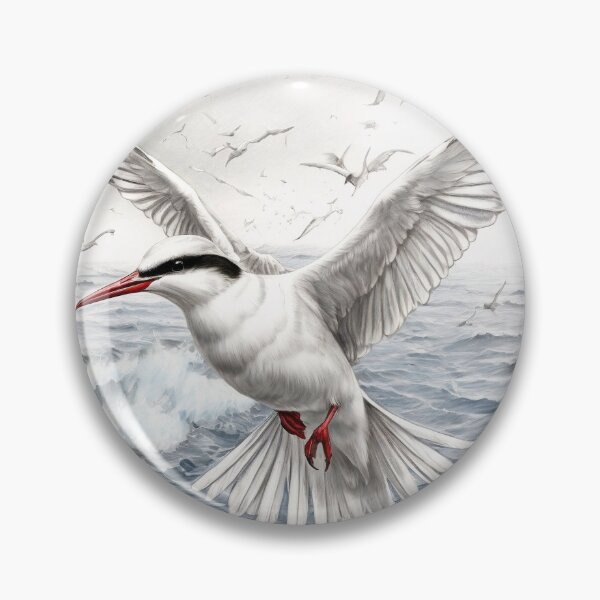 Item preview, Black and White Arctic Tern Pencil Drawing! designed and sold by Pencil-Art.