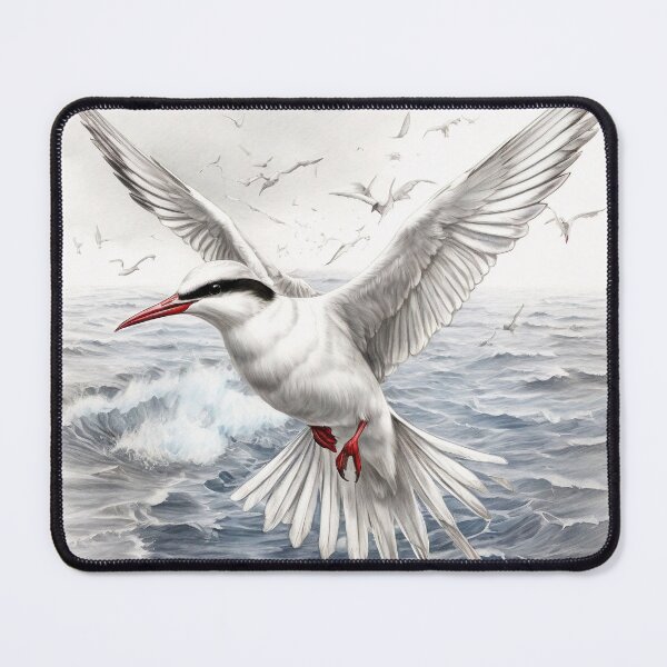 Item preview, Black and White Arctic Tern Pencil Drawing! designed and sold by Pencil-Art.