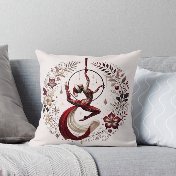 Item preview, Christmas Aerialist: aerial hoop  circus aerial christmas designed and sold by swiftbinaries.