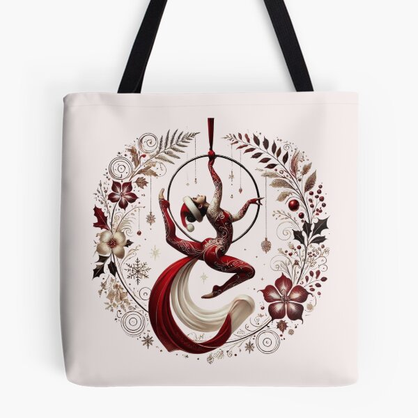 Item preview, Christmas Aerialist: aerial hoop  circus aerial christmas designed and sold by swiftbinaries.