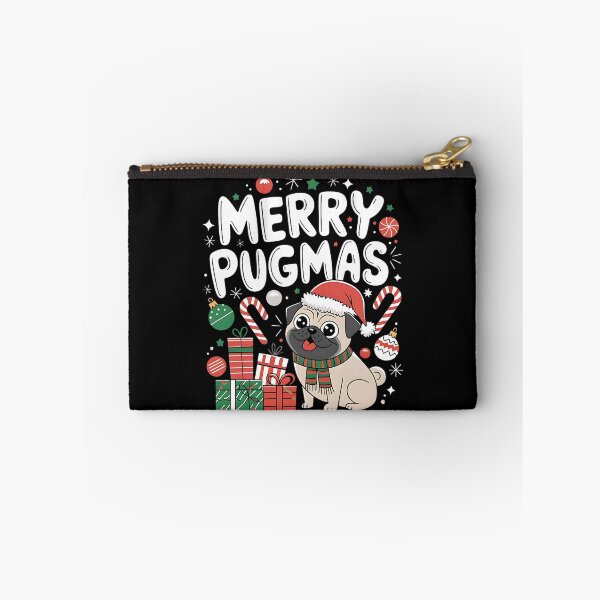 Item preview, Merry Pugmas Christmas Pug designed and sold by DomTeesHaven.