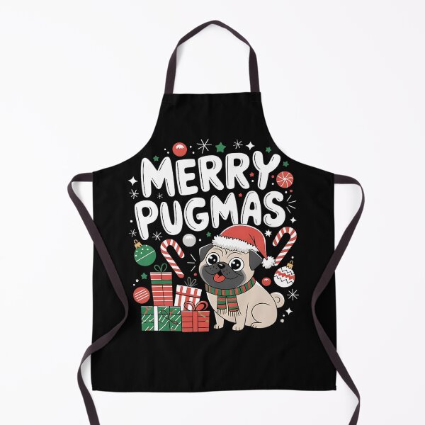 Item preview, Merry Pugmas Christmas Pug designed and sold by DomTeesHaven.