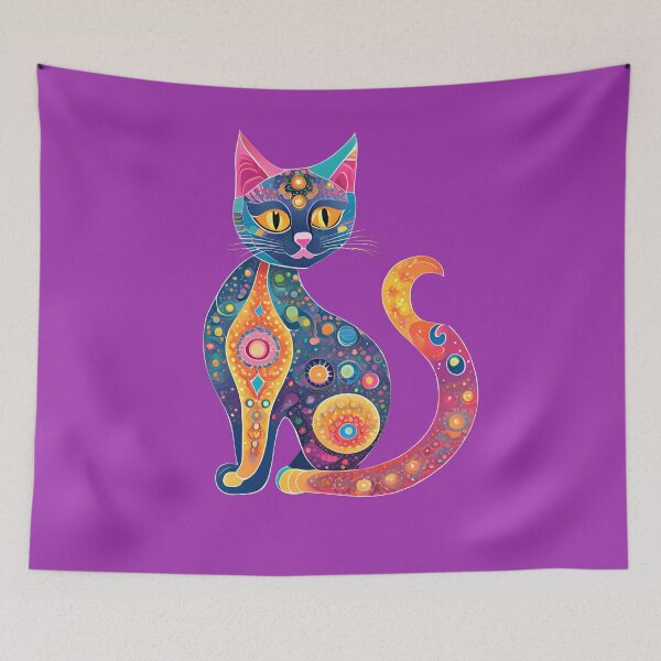 Item preview, Colorful kitten. designed and sold by NextDoorToMe.