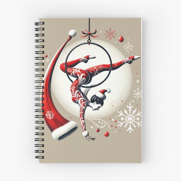 Item preview, Christmas Aerialist: aerial hoop  circus aerial christmas designed and sold by swiftbinaries.