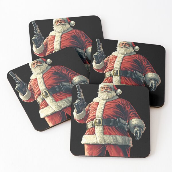 Item preview, Santa with gun designed and sold by obstinator.