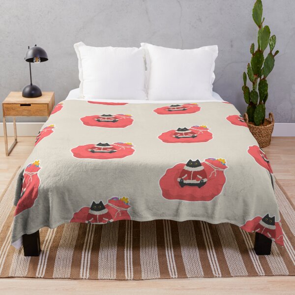 Item preview, Cute chubby black santa cat with huge red sack of Christmas gifts designed and sold by CiniArt.