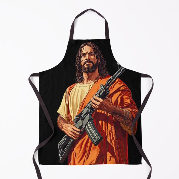 Item preview, Los Santos Jesus with gun designed and sold by obstinator.