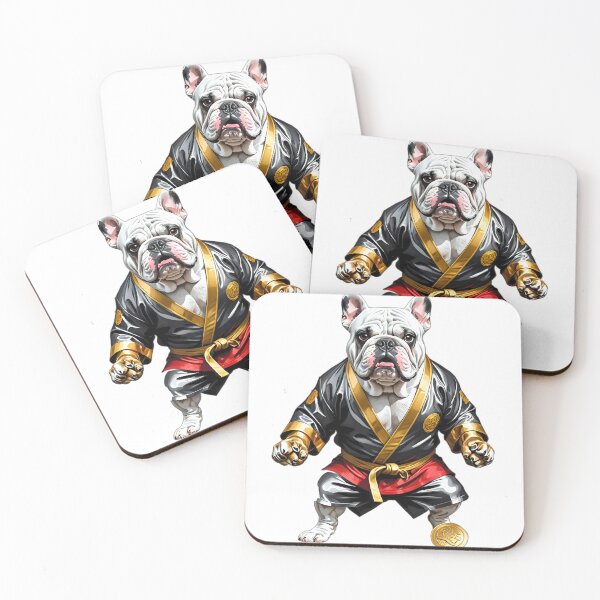 Item preview, Bulldog dog karate judoka design designed and sold by Dan9010.