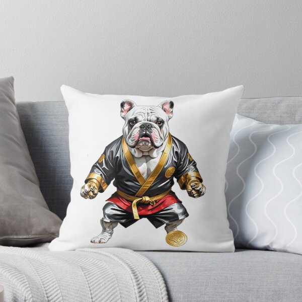 Item preview, Bulldog dog karate judoka design designed and sold by Dan9010.