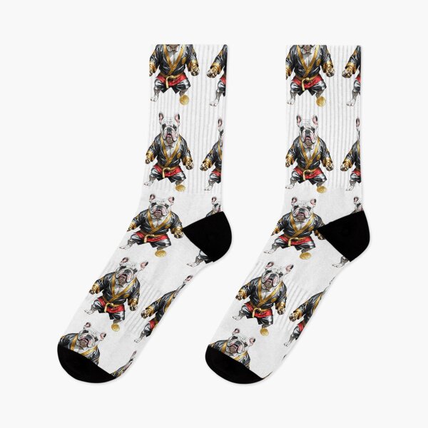 Item preview, Bulldog dog karate judoka design designed and sold by Dan9010.