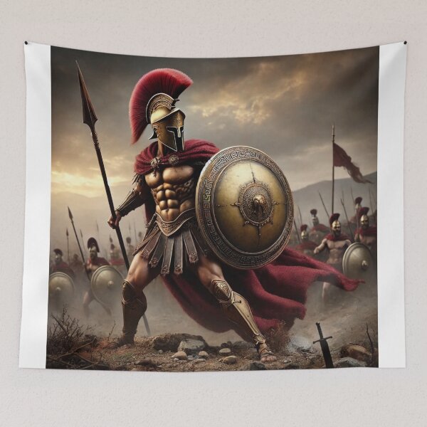Item preview, Greek Spartan designed and sold by MindsAtelier.