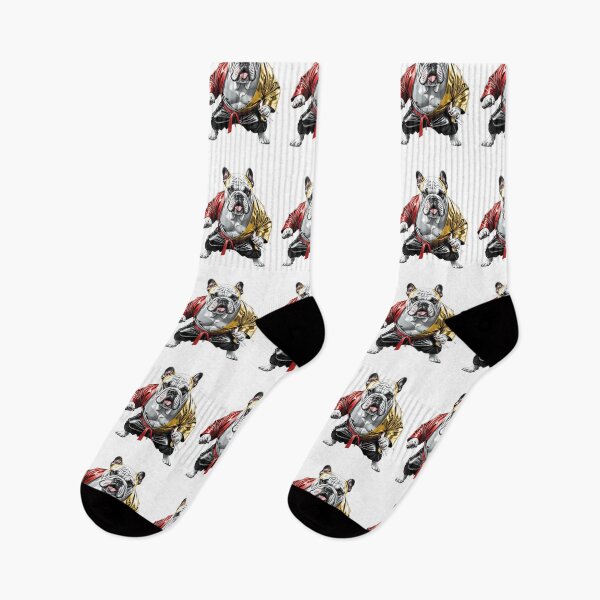 Item preview, Bulldog dog karate judoka design designed and sold by Dan9010.