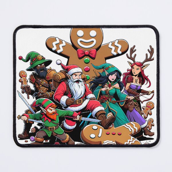 Item preview, Epic RPG Party vs Gingerbread Men – Holiday Fantasy Showdown designed and sold by NSB-Design.