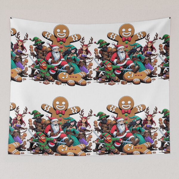Item preview, Epic RPG Party vs Gingerbread Men – Holiday Fantasy Showdown designed and sold by NSB-Design.