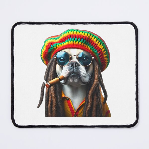 Item preview, Bulldog dog rasta reggae design designed and sold by Dan9010.
