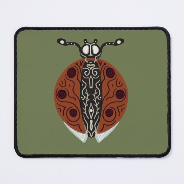 Item preview, Folklore ladybug, ladybug, bugs, insects, animals, ladybug in patterns designed and sold by Dormitria.