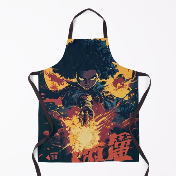 Item preview, The Flaming Duel: Witch Versus Shadows 魔法の戦士 designed and sold by PrintsByFrank.