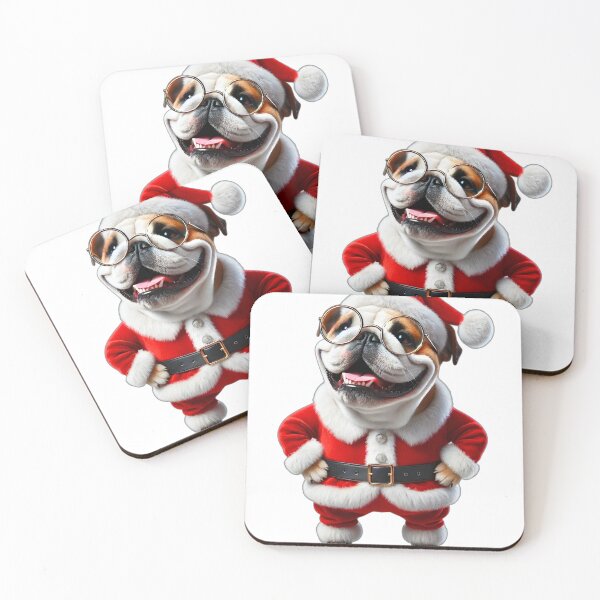 Item preview,  Bulldog Dog Santa Claus design designed and sold by Dan9010.