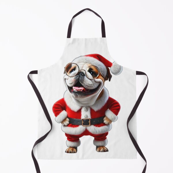 Item preview, Bulldog Dog Santa Claus design designed and sold by Dan9010.