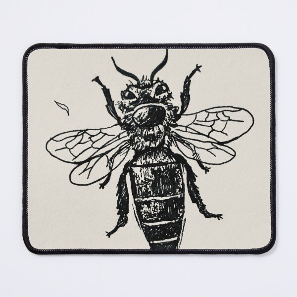 Item preview, Abeja de tinta fina designed and sold by Sarasicus.