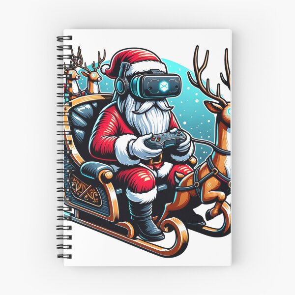 Item preview, VR Santa Sleigh Ride – Futuristic Holiday Adventure designed and sold by NSB-Design.