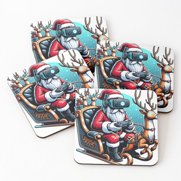 Item preview, VR Santa Sleigh Ride – Futuristic Holiday Adventure designed and sold by NSB-Design.