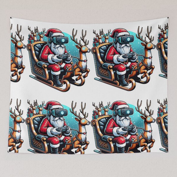 Item preview, VR Santa Sleigh Ride – Futuristic Holiday Adventure designed and sold by NSB-Design.
