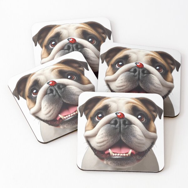 Item preview, Funny Bulldog Dog Ladybug Design designed and sold by Dan9010.