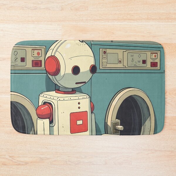 Item preview, Robot washes laundry designed and sold by Mauswohn.
