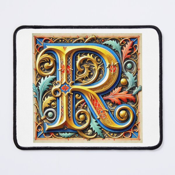 Item preview, The illuminated letter R designed and sold by smugdesigns.