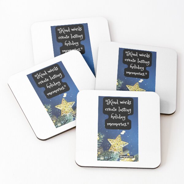 Item preview, "Kind words create lasting holiday memories." designed and sold by CUTESTUFFnow.